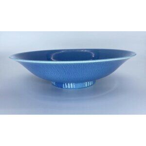Rare Pacific Pottery Hostess Ware Cobalt Pacific Blue Salad Bowl 869